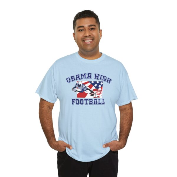 Obama High Football Tee – Classic Collegiate Grit, All-American Style - Image 34