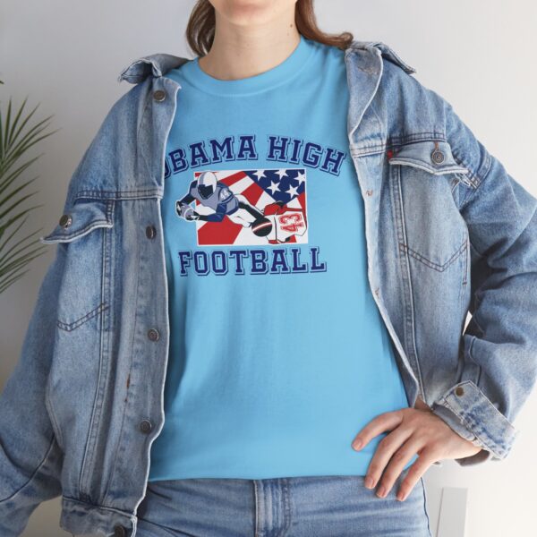Obama High Football Tee – Classic Collegiate Grit, All-American Style - Image 26