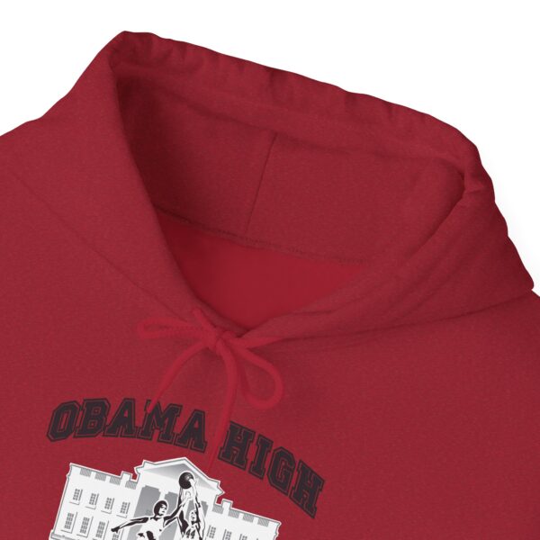 Obama High Basketball Hoodie - Unisex Heavy Blend Sweatshirt - Image 14