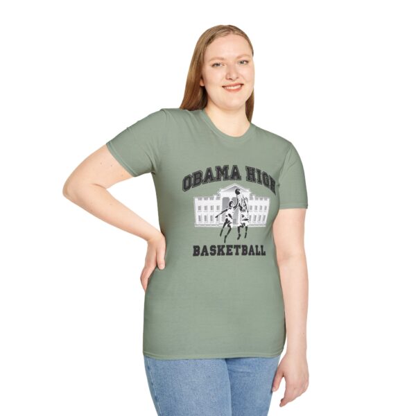 Obama High Basketball T-Shirt - Image 37