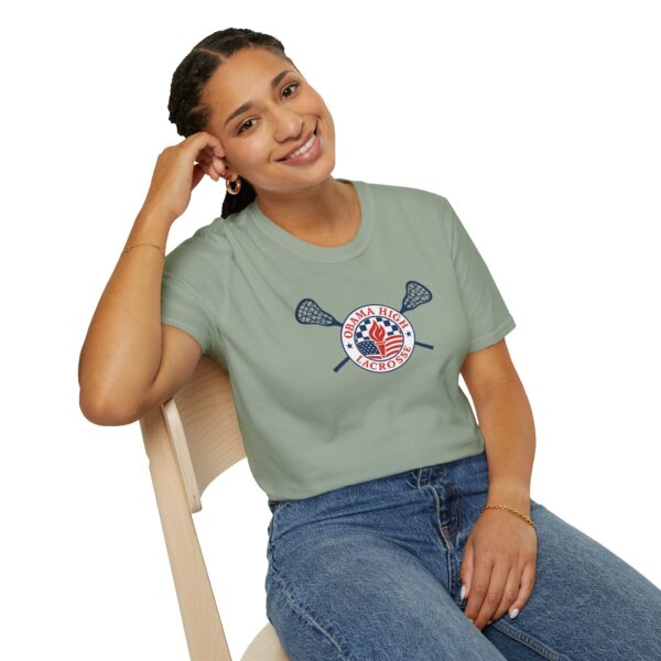 Obama High Lacrosse Team Action Tee - Image 18