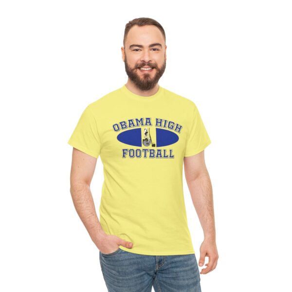 Obama High Football Tee – Classic Collegiate - Image 42
