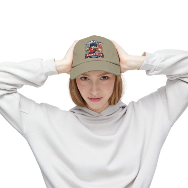 Obama High Anime Club Unisex Distressed Cap - Image 11