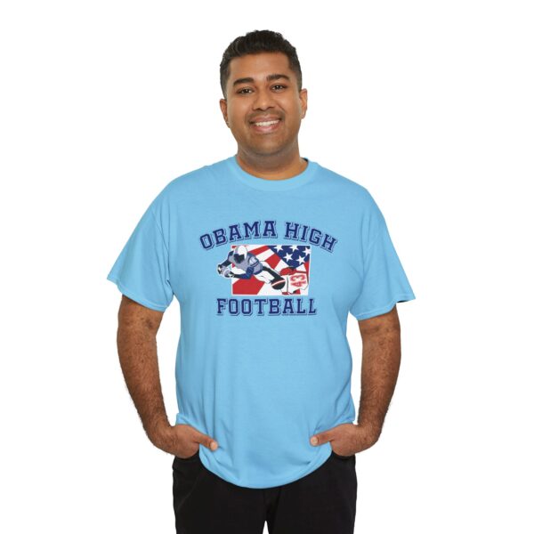 Obama High Football Tee – Classic Collegiate Grit, All-American Style - Image 24