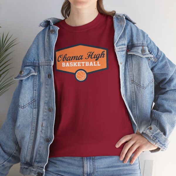 Obama High Basketball Classic Retro Tee - Image 43