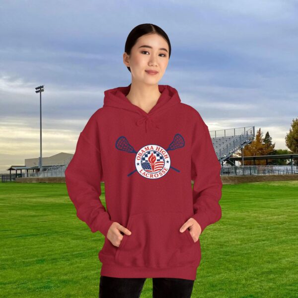 Obama High Lacrosse Hooded Sweatshirt - Image 7