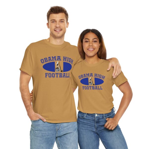 Obama High Football Tee – Classic Collegiate - Image 26