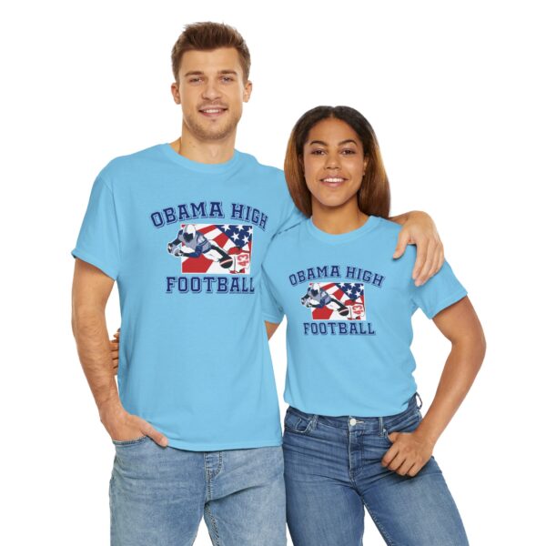 Obama High Football Tee – Classic Collegiate Grit, All-American Style - Image 27