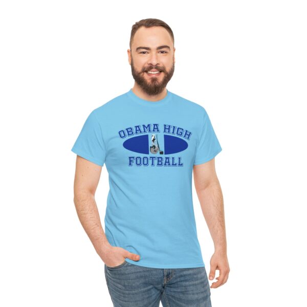 Obama High Football Tee – Classic Collegiate - Image 31