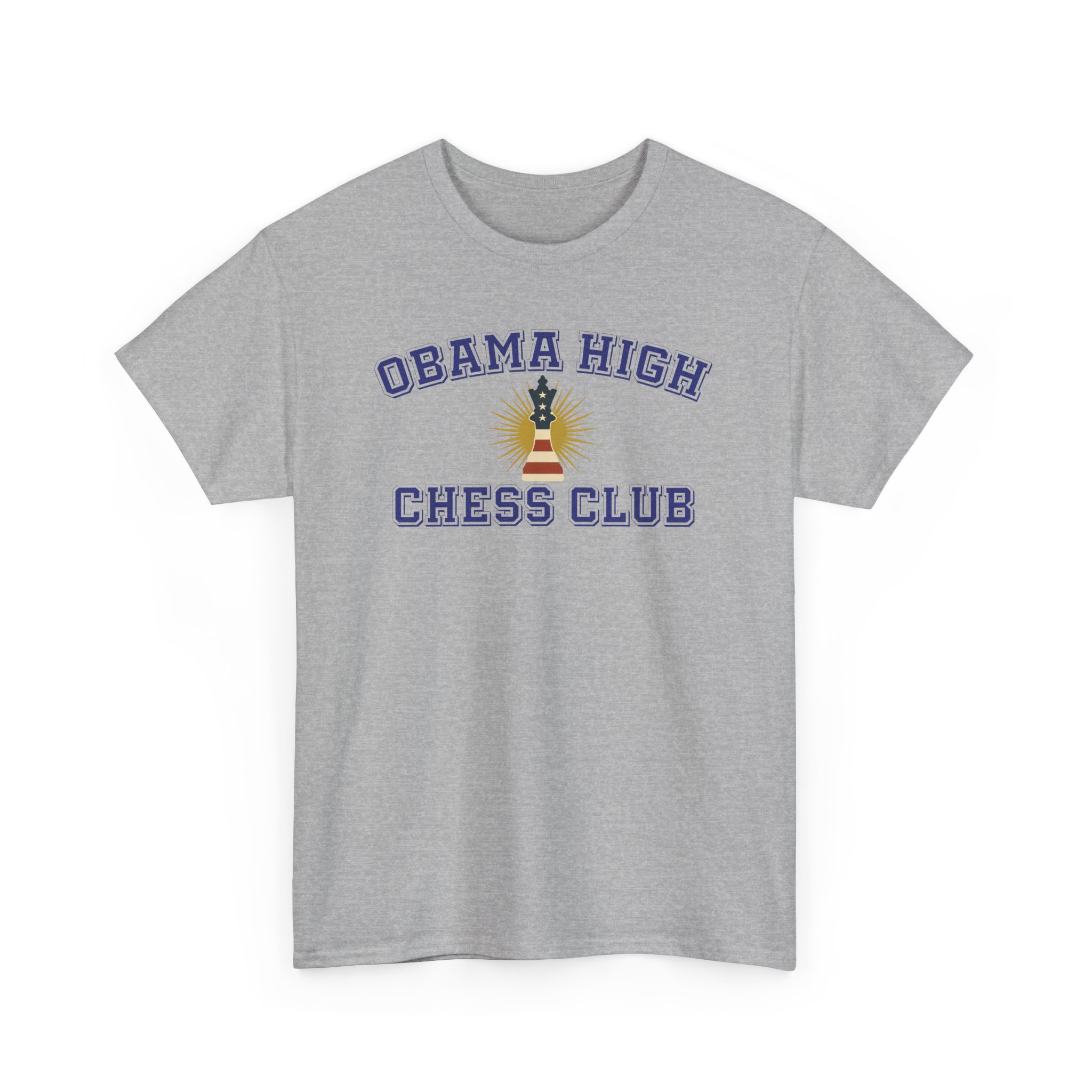 Obama High Chess Club – Gildan Unisex Heavy Cotton Tee (style 2)