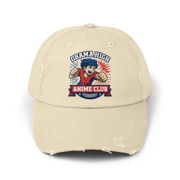 Obama High Anime Club Distressed Cap (Boy Hero)