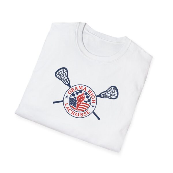 Obama High Lacrosse Team Action Tee - Image 46