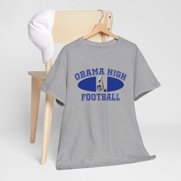 Obama High Football Tee – Classic Collegiate - Image 3