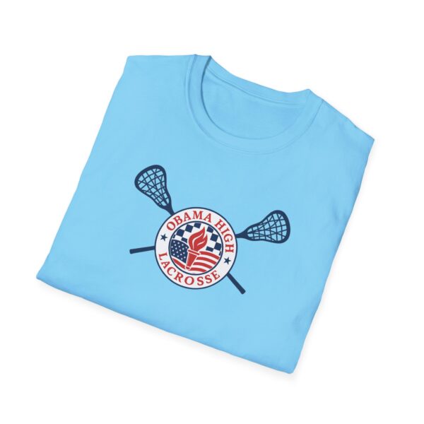 Obama High Lacrosse Team Action Tee - Image 25
