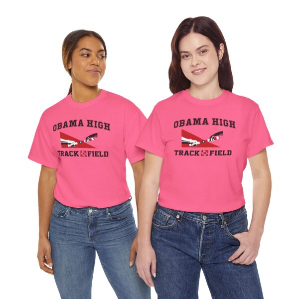 Obama High Track & Field - Gildan Heavy Cotton Tee - Image 20