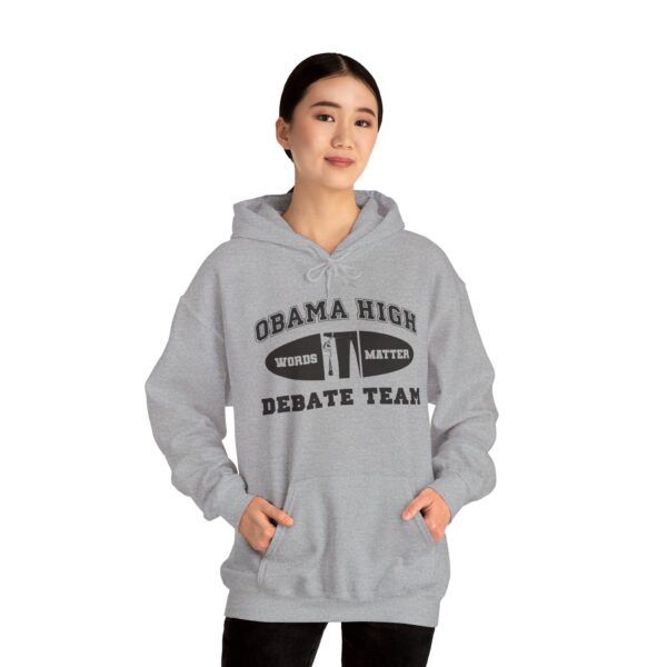 Obama High Debate Team Heavy Blend™ Hooded Sweatshirt - Image 2