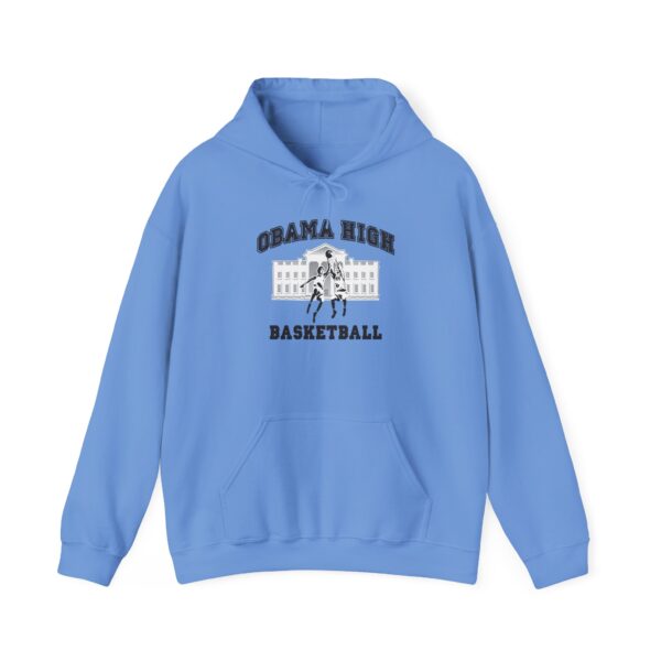 Obama High Basketball Hoodie - Unisex Heavy Blend Sweatshirt - Image 8