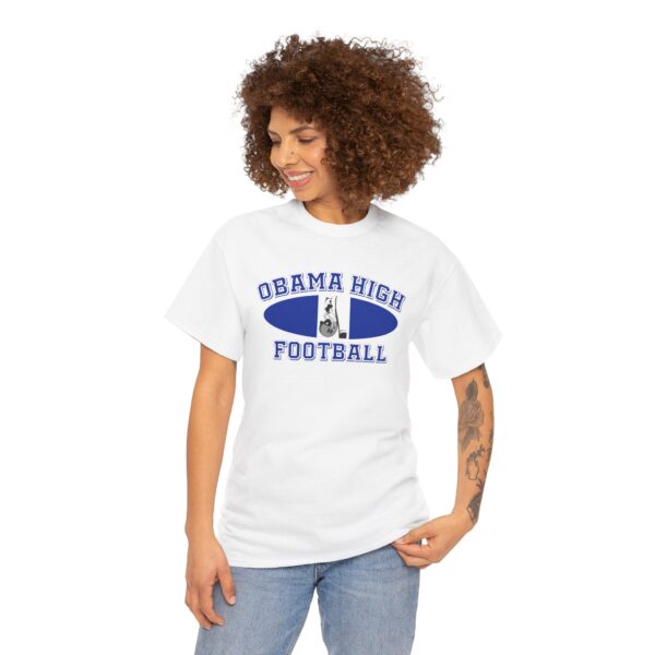 Obama High Football Tee – Classic Collegiate - Image 13