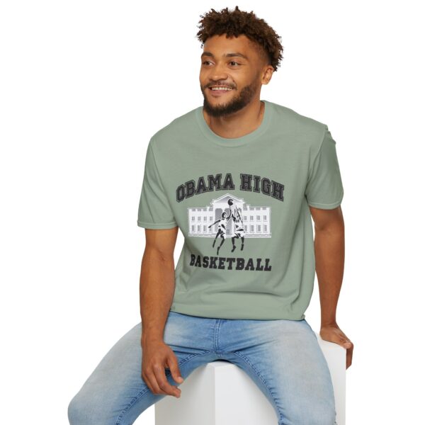 Obama High Basketball T-Shirt - Image 44