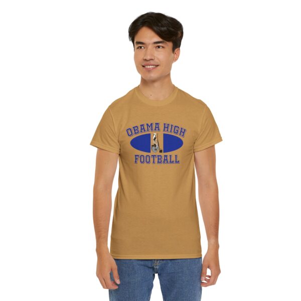 Obama High Football Tee – Classic Collegiate - Image 24