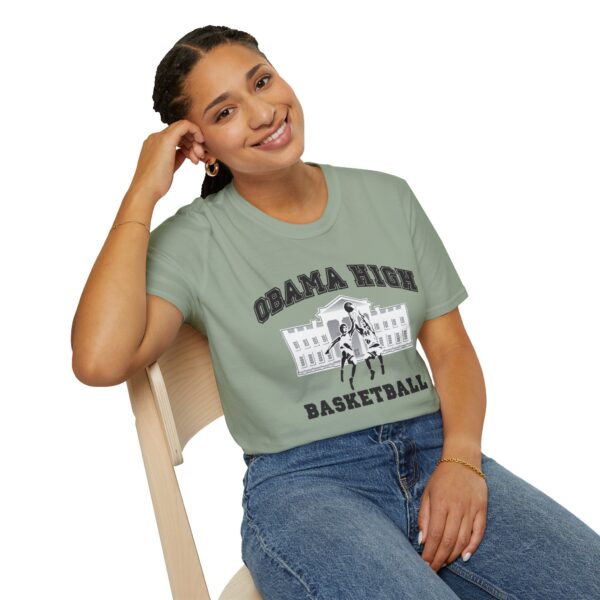 Obama High Basketball T-Shirt - Image 42