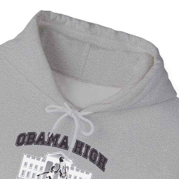 Obama High Basketball Hoodie - Unisex Heavy Blend Sweatshirt - Image 2