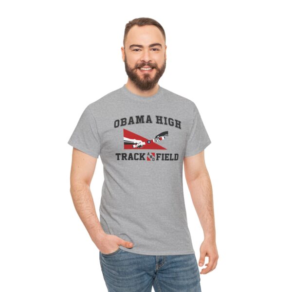 Obama High Track & Field - Gildan Heavy Cotton Tee - Image 9