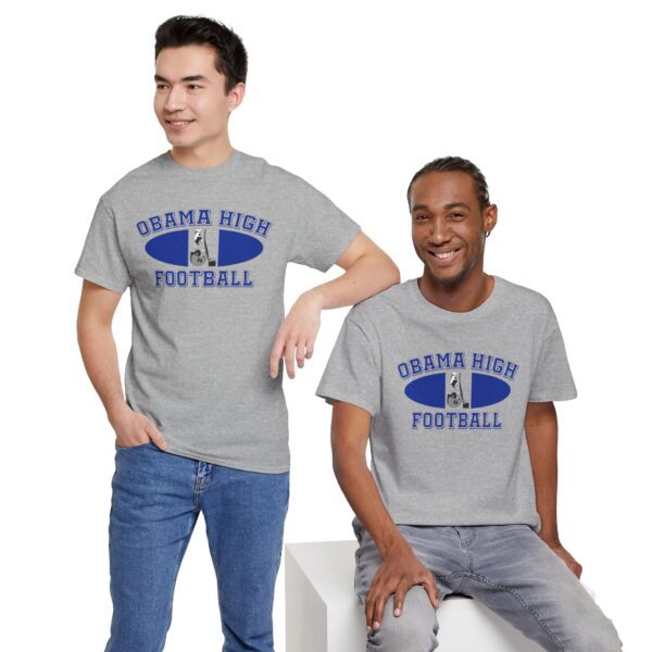 Obama High Football Tee – Classic Collegiate - Image 8