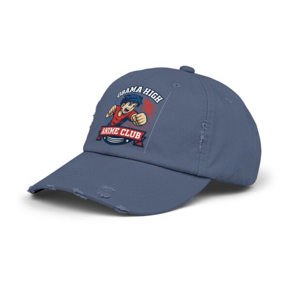 Obama High Anime Club Unisex Distressed Cap - Image 13