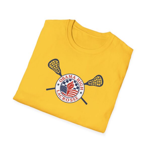 Obama High Lacrosse Team Action Tee - Image 38