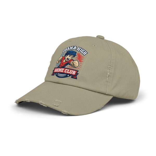 Obama High Anime Club Unisex Distressed Cap - Image 8