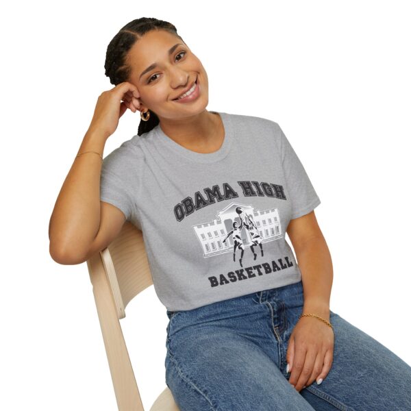 Obama High Basketball T-Shirt - Image 6