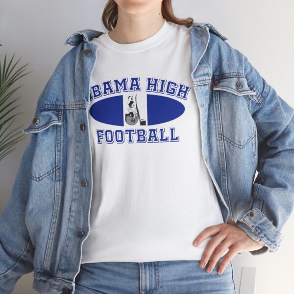 Obama High Football Tee – Classic Collegiate - Image 16