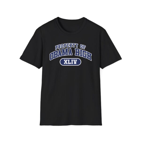 "Property of Obama High" Unisex Softstyle T-Shirt - Casual School Spirit Wear