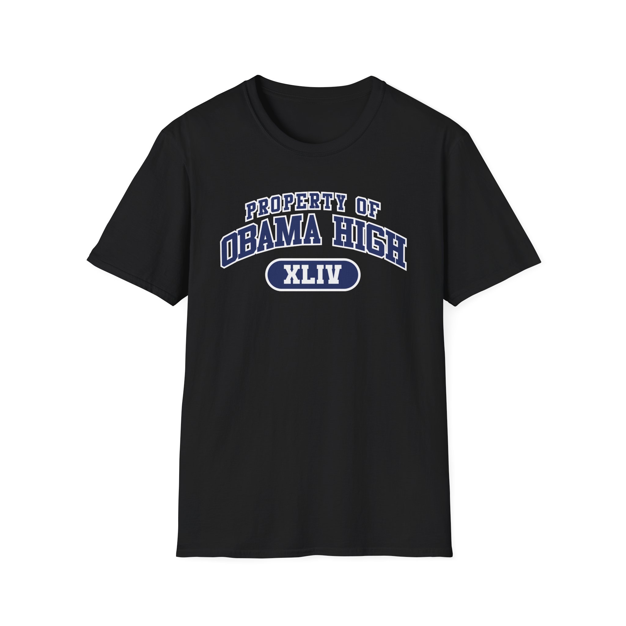 “Property of Obama High” Unisex Softstyle T-Shirt – Casual School Spirit Wear